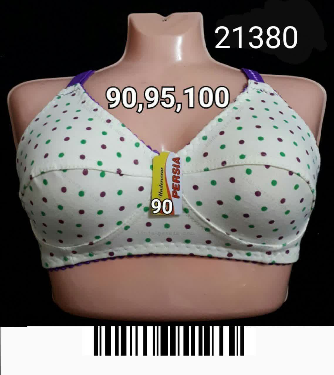 سوتین رستمی نخی توپی بسته 12 عددی (21380)